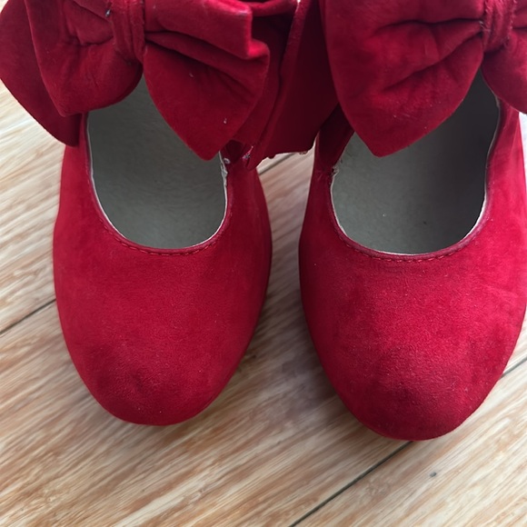 Mary Jane High Bowtie Heel Platform Vintage Dress Pumps size 8 - Picture 7 of 7